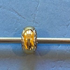 Brighton Gold Bead with silver sides